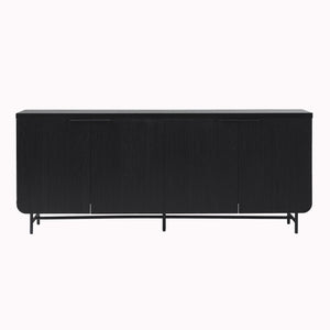 Modern Fluted Door Minimalist Storage Sideboard by Couch.com