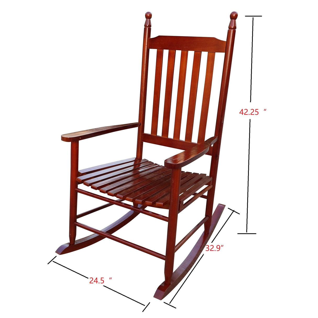Wooden Porch Rocker Chair by Couch.com