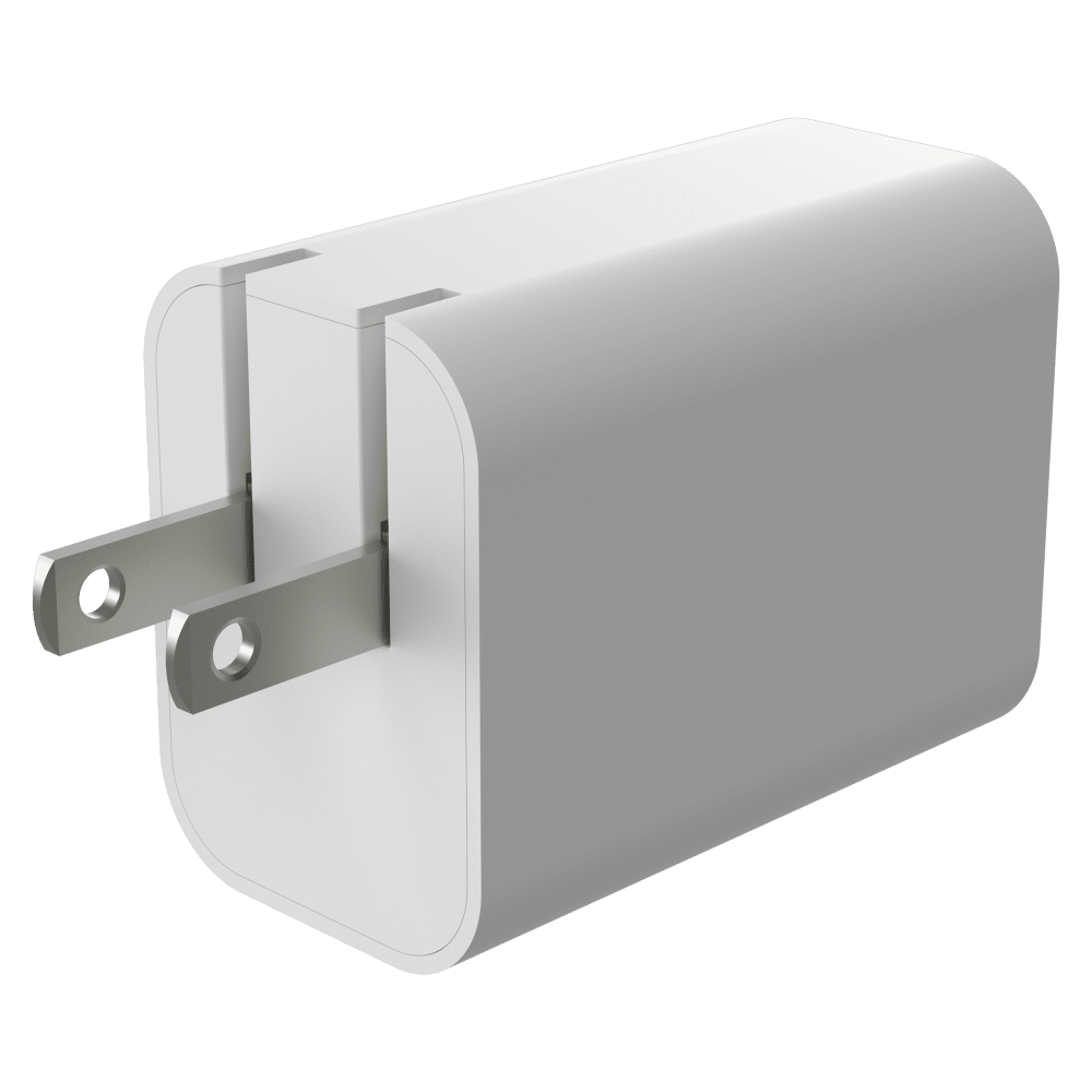 mophie 42W GaN Dual Port USB C and USB A Wall Charger by mophie