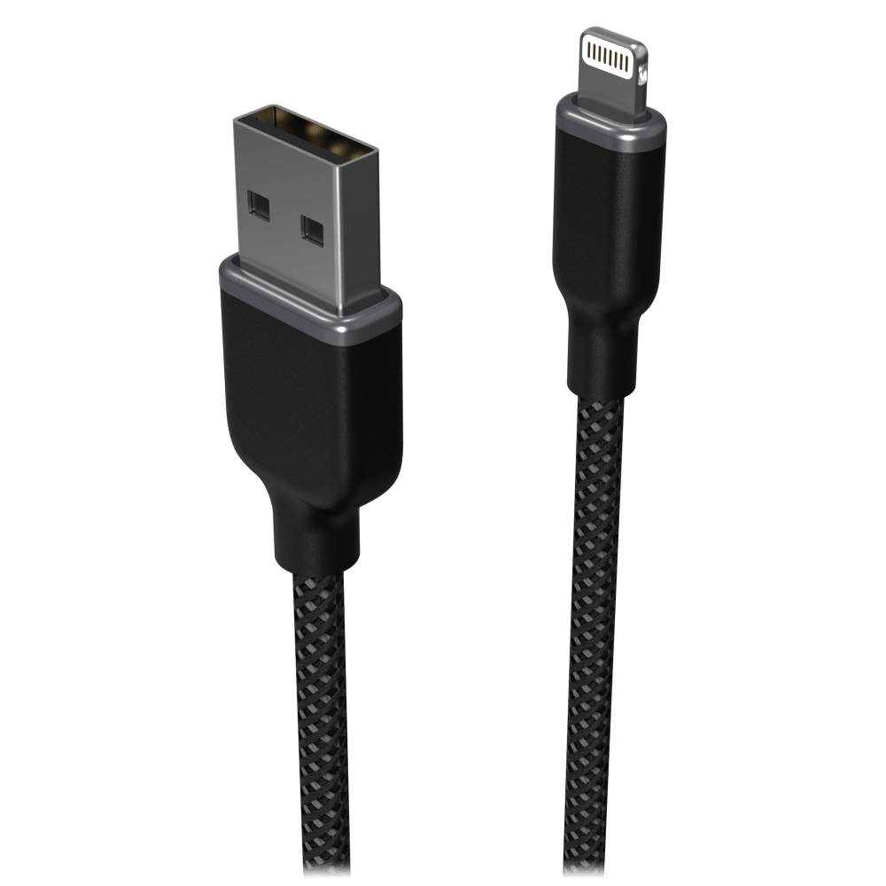 mophie USB A to Apple Lightning 3ft Black by mophie