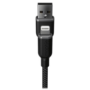 mophie USB A to Apple Lightning 3ft Black by mophie