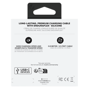 mophie USB C to USB C Cable 2.5ft by mophie