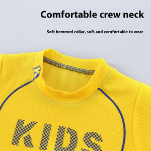 Children Short-sleeved Uniform Sportswear Set