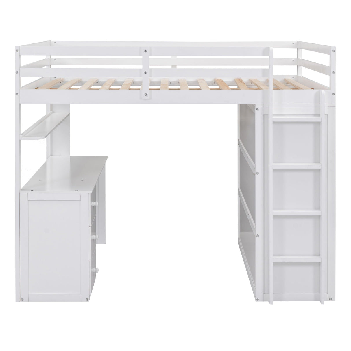 Loft Bed With Drawers, Desk, And Wardrobe by Couch.com
