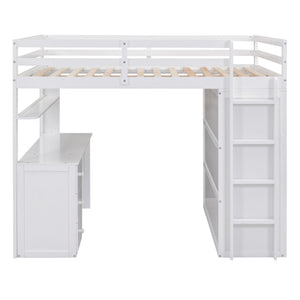Loft Bed With Drawers, Desk, And Wardrobe by Couch.com