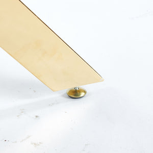 Dining Table With Cross Metal Leg And Tempered Glass, Modern Space Saving Kitchen Table For Living Room Legs, Square Table by Couch.com