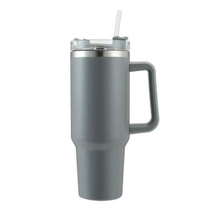 40oz Reusable Vacuum Tumbler with Insulated Double Wall and Cup Handle
