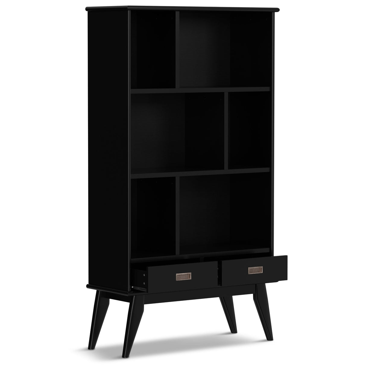 Draper - Mid Century Wide Bookcase And Storage Unit by Couch.com