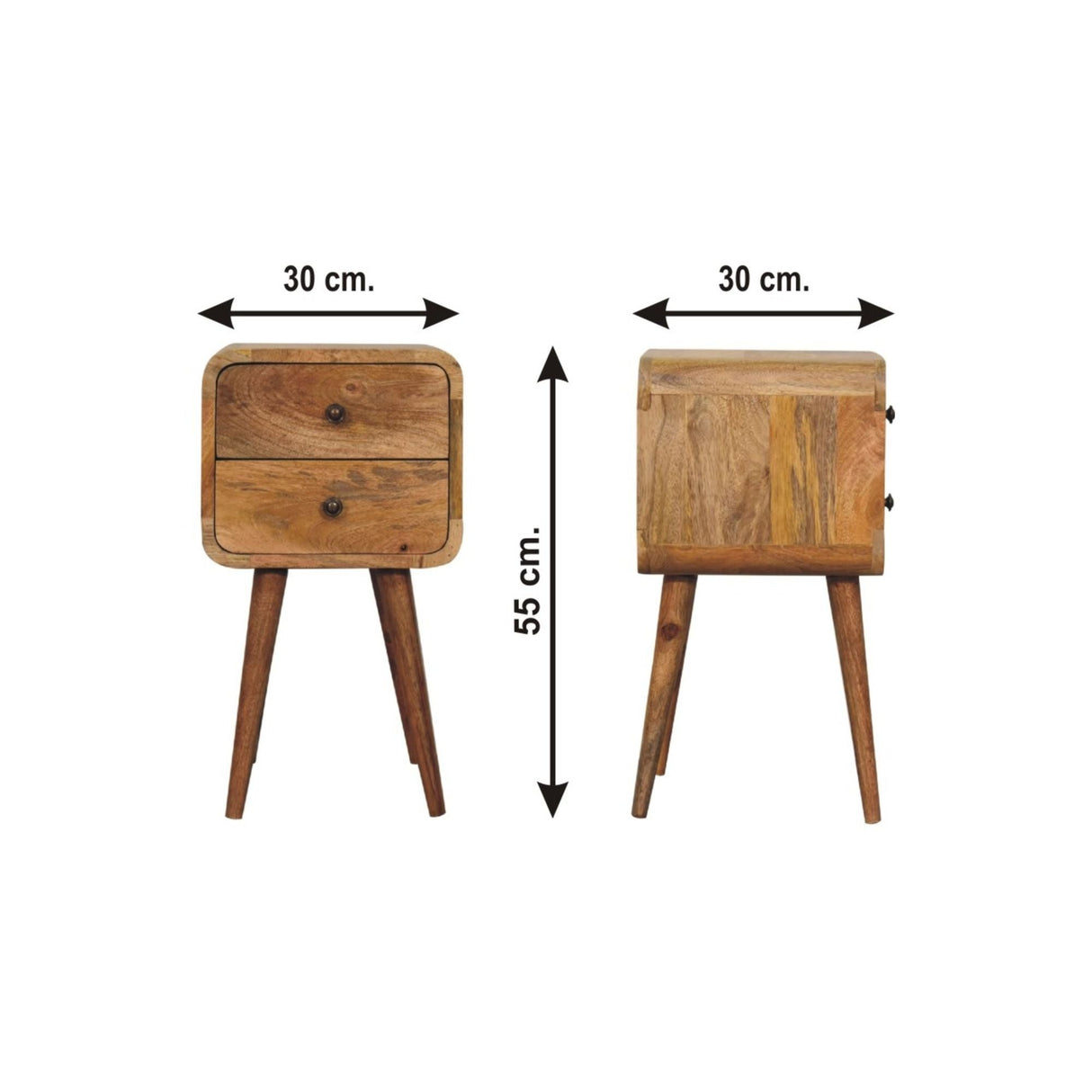 Curved Nightstand,