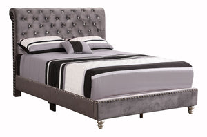 Elegant Transitional Upholstered Bed by Couch.com