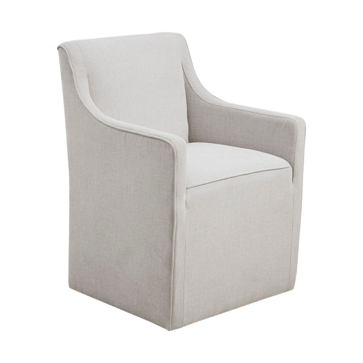 Traditional Upholstered Skirted Dining Arm Chair by Couch.com