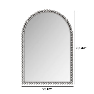 Vintage Iron Art Arch Mirror, Wall Hanging Or Table Display