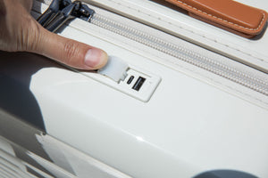 24" Luggage Lightweight Suitcase Tsa Lock USB Port Luggage Wheel by Couch.com