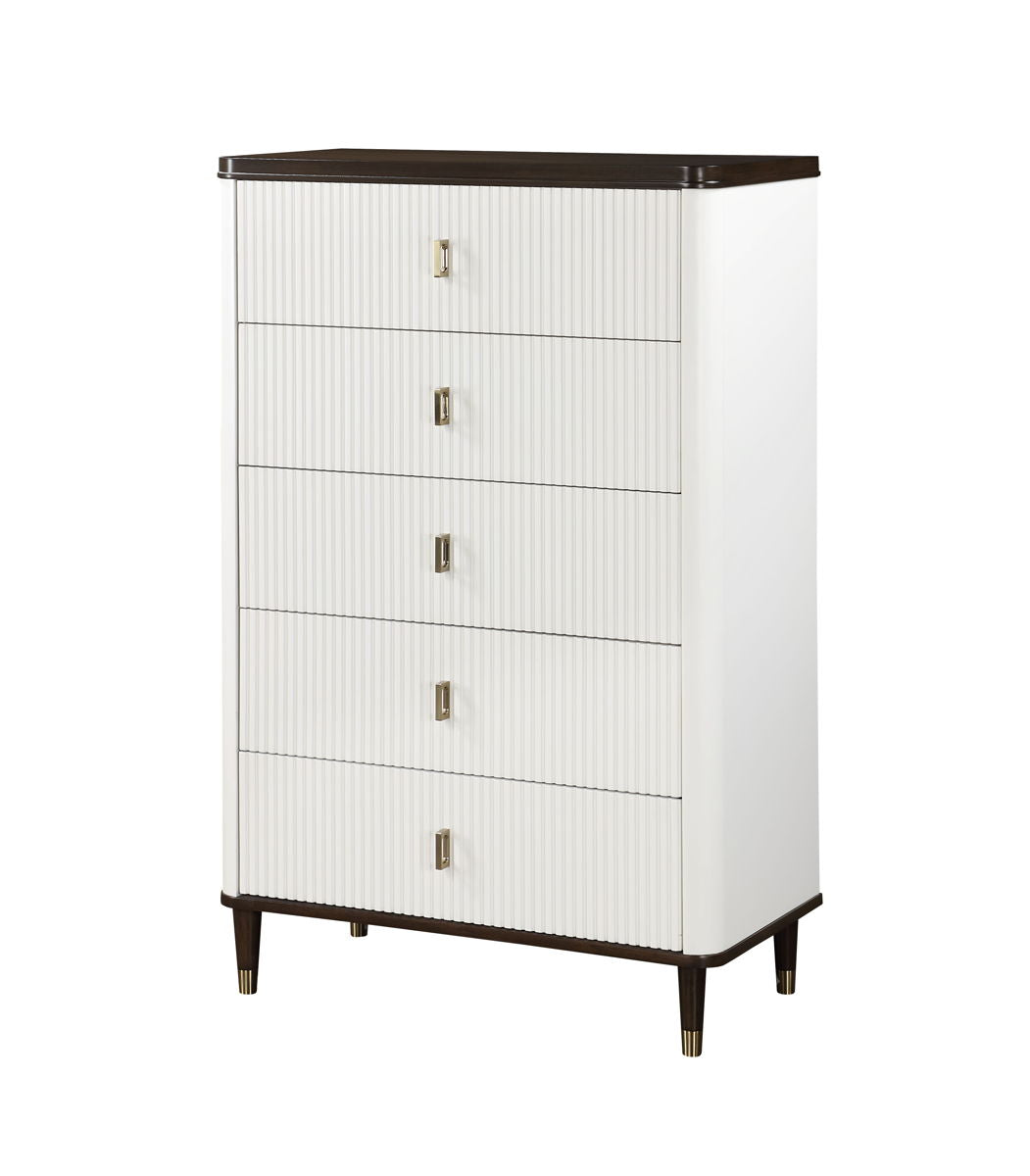 Carena - Chest - White / Walnut by Couch.com