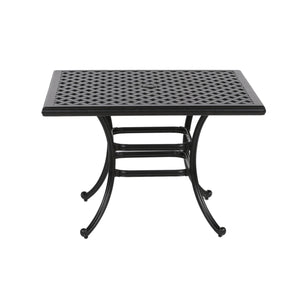44" Square Dining Table - Dark Lava Bronze by Couch.com
