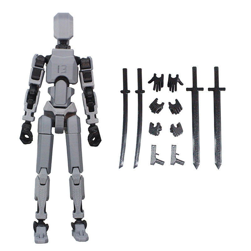 3D Printing More Than Movable Joint Doll Lucky 13 Full Body Movable Robot