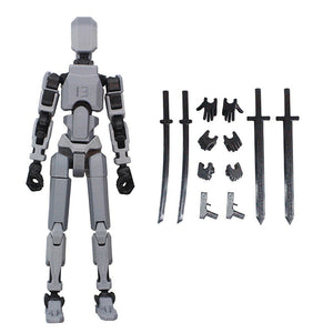 3D Printing More Than Movable Joint Doll Lucky 13 Full Body Movable Robot