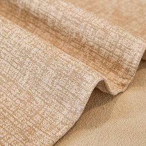 Natural Textured Linen Couch Cover, Breathable & Hypoallergenic Furniture Protector