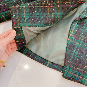Girls' Classic Style Children's Preppy Style Two-piece Suit