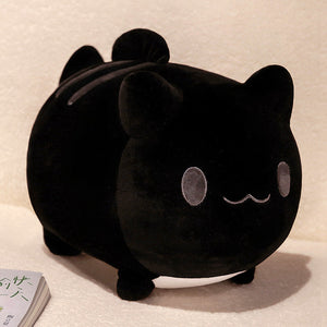 Cartoon Cute Fishtail Cat Plush Toy Accompany Doll Girl Bed Sofa Doll Birthday Gift