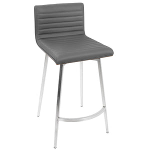 Mason - Contemporary Swivel Counter Stool (Set of 2) by Couch.com