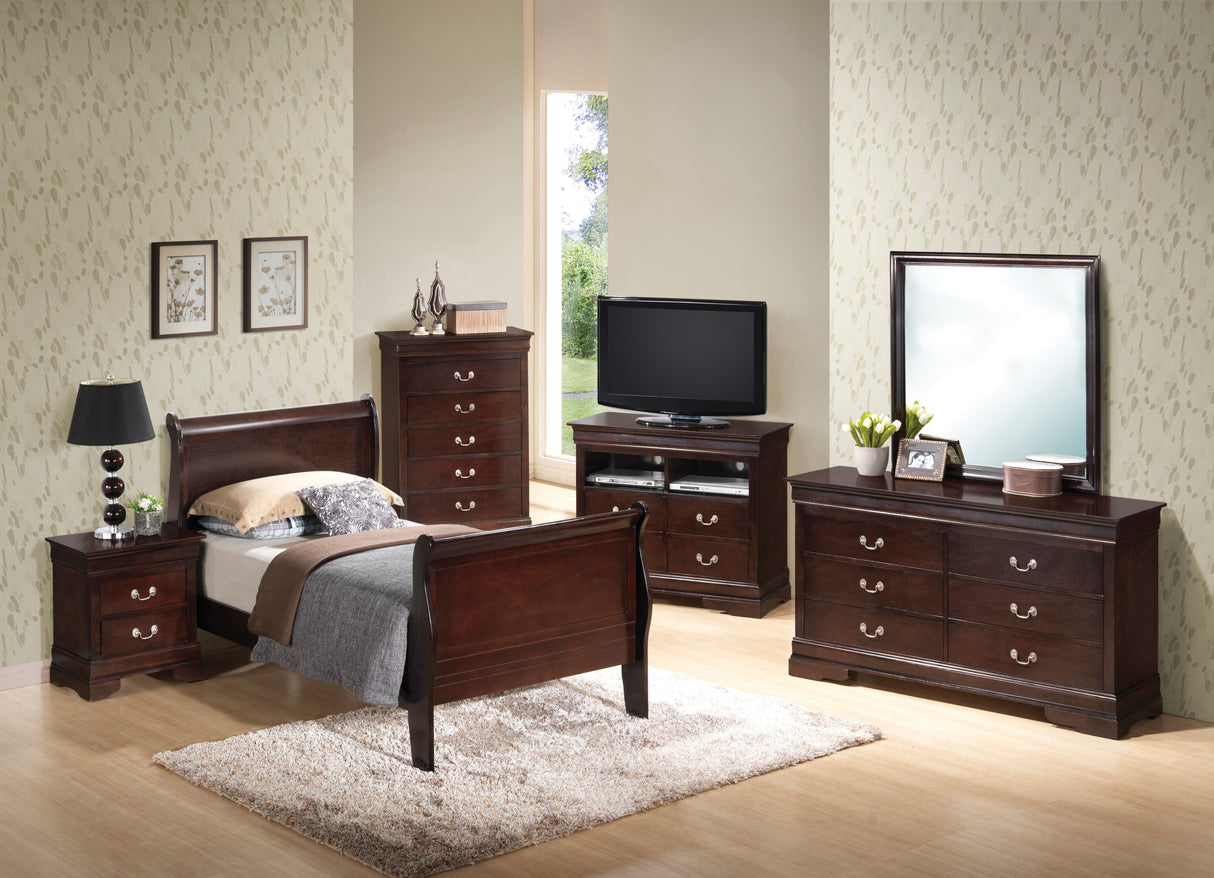 Panel Sleigh Bed by Couch.com