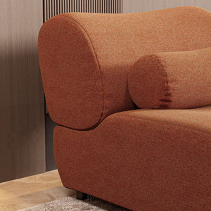 1 Piece Luxury Chenille Fabric Modular Sofa With Spring Cushions & Hidden Legs by Couch.com