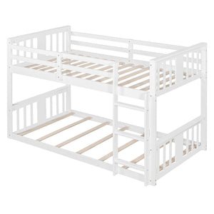 Solid Construction Bunk Bed & Ladder by Couch.com