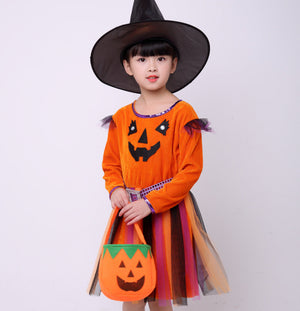 Children's Halloween costume girls pumpkin costume