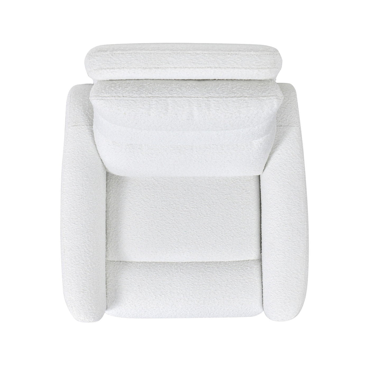 Bloomy - High Back Power Recliner Motion Chair - Chiffon White by Couch.com
