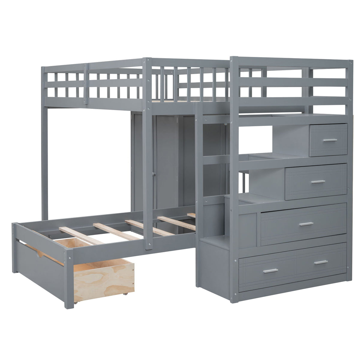 Bunk Bed With Wardrobe, Drawers by Couch.com