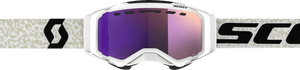 SCOTT Prospect Snow Cross Goggle - White/Black - Enhancer Purple Chrome 272846-1035316