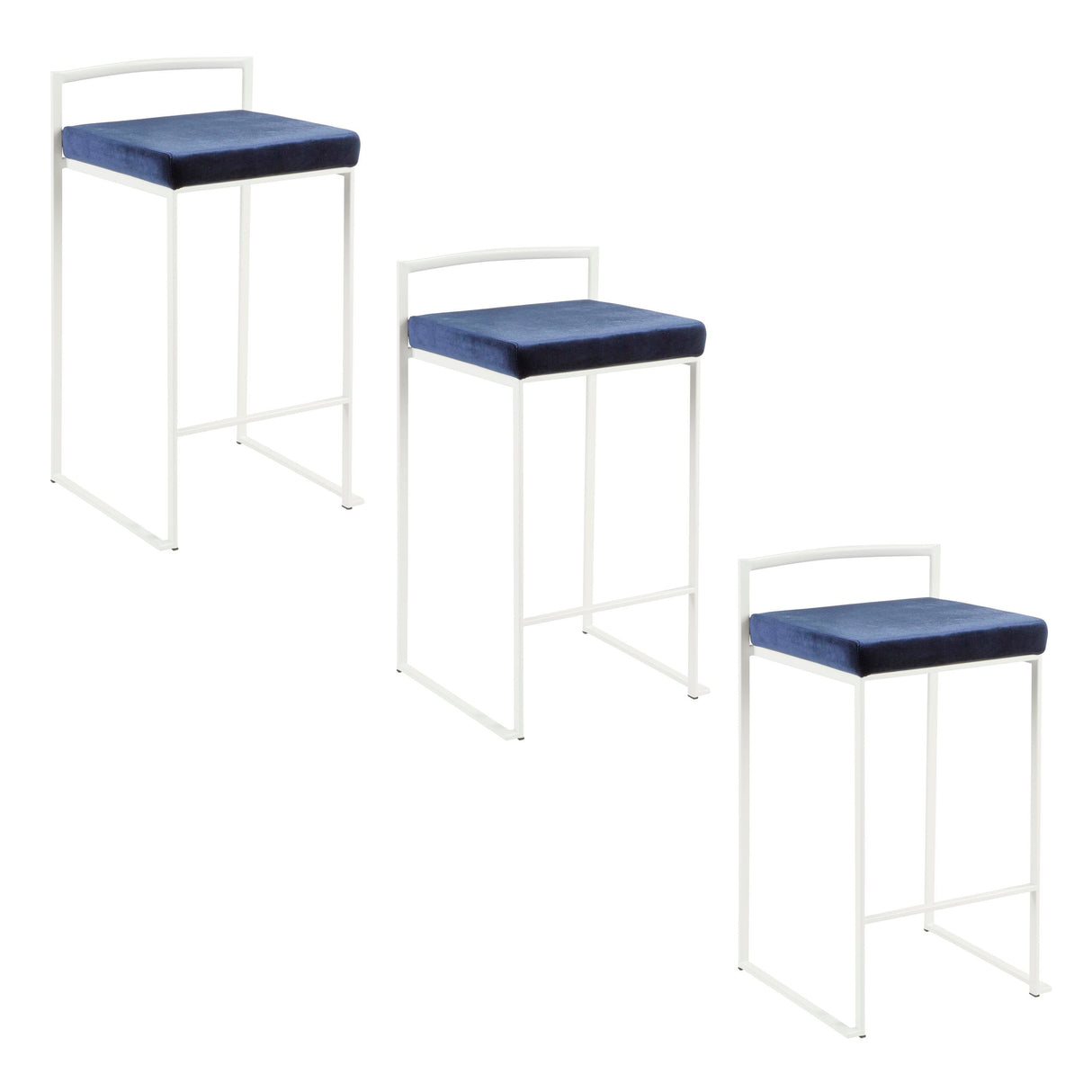 Fuji - Simple Elegance, Contemporary Stackable Counter Stool by Couch.com