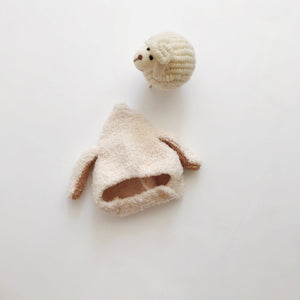 Fluffy Bunny-ear Fleece Earflap Hat For Babies And Toddlers