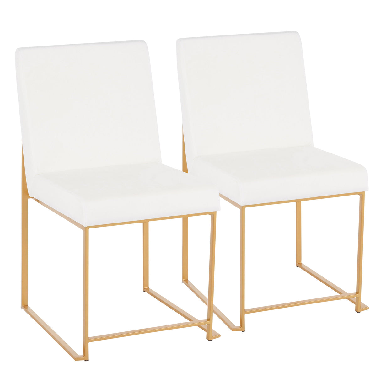 Fuji - Contemporary Stylish Frame, High Back Dining Chair (Set of 2) by Couch.com