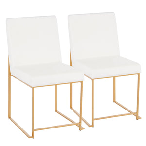 Fuji - Contemporary Stylish Frame, High Back Dining Chair (Set of 2) by Couch.com