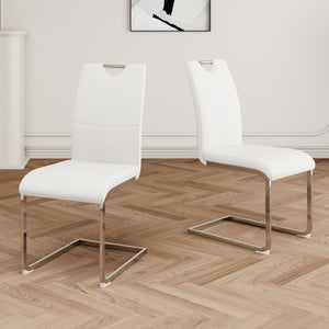 Modern Dining Chairs With Padded Seat And Metal Legs by Couch.com