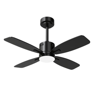 42inch Ceiling Fan with Light and Remote 3CCT LED with Memory 4H Timer 6 Speeds-Black