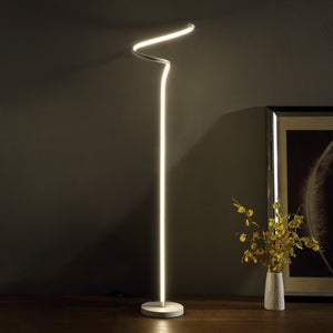 51" White LED Novelty Floor Lamp With White