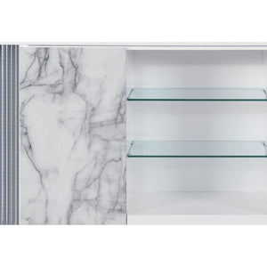 Moon - Marble Buffet - White by Couch.com
