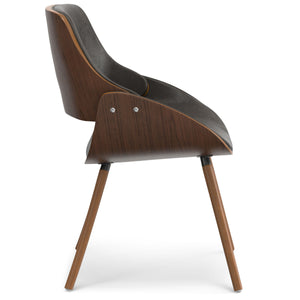 Malden - Bentwood Upholstered Dining Chair With Wood Back by Couch.com