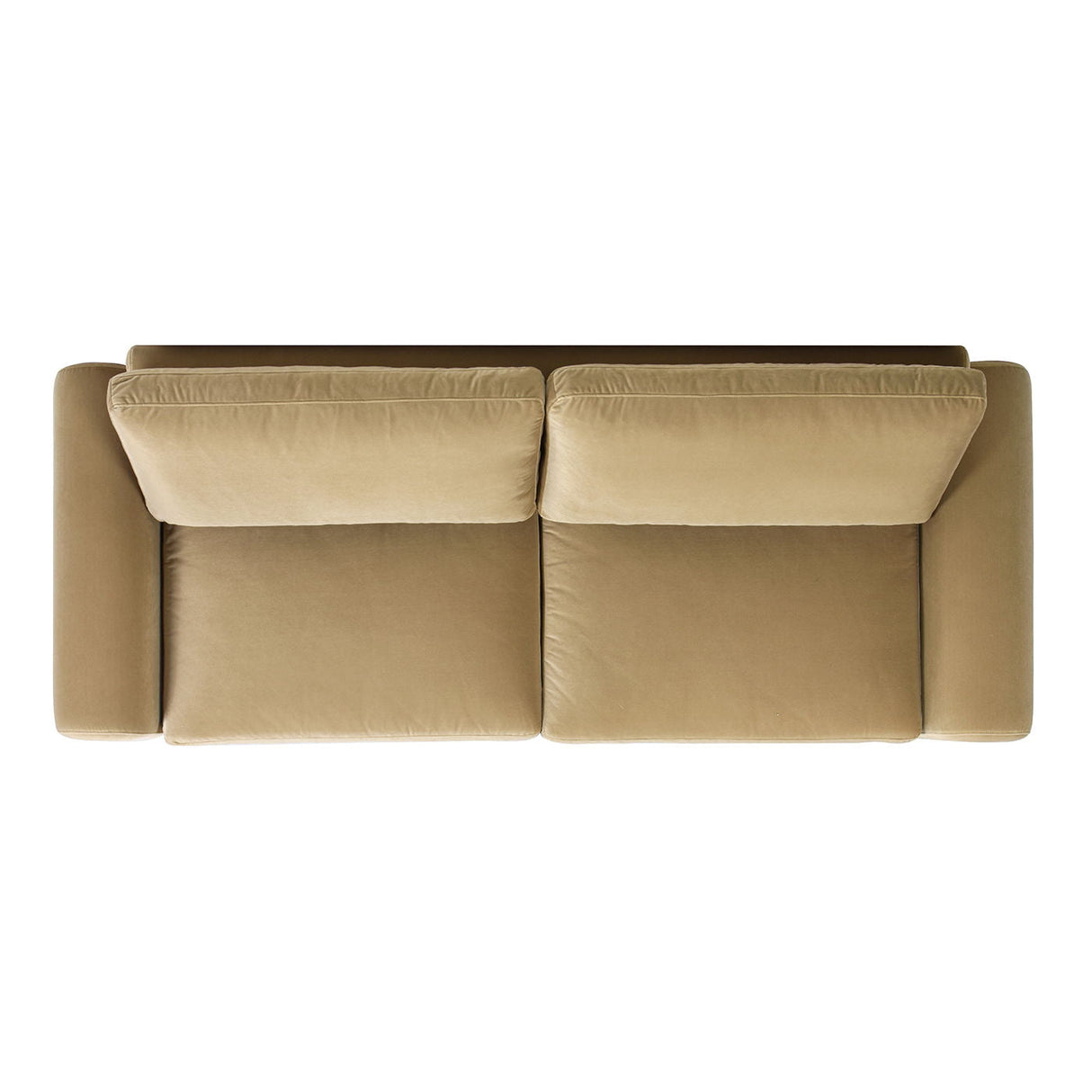 Mason - Arched Arm Sofa - Camel Brown Beige by Couch.com