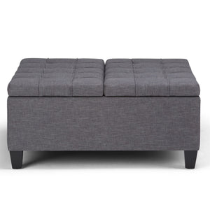 Harrison - Upholstered Coffee Table Storage Ottoman