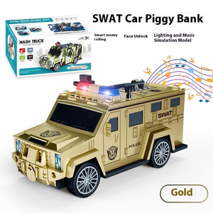 Cartoon Piggy Bank Smart Face Unlock