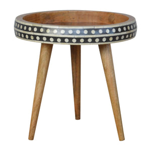 Small Patterned Nordic Style End Table by Couch.com