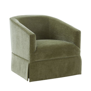 Elm Skirted Swivel Chair