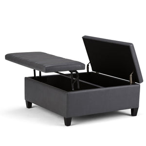 Ellis - Coffee Table Storage Ottoman Contemporary Design by Couch.com