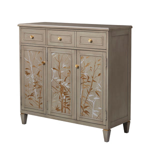 Dauphin - Handpainted Entryway Storage Cabinet - Gray Cashmere by Couch.com