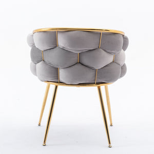 Luxury Modern Simple Leisure Velvet Single Sofa Chair Bedroom Lazy Person Household Dresser Stool Manicure Table Back Chair by Couch.com