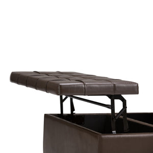Harrison - Upholstered Coffee Table Storage Ottoman by Couch.com